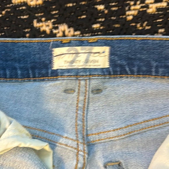 Free People We The Free Phoenix Distressed High-Rise Skinny Jeans 27 6 - Picture 7 of 10